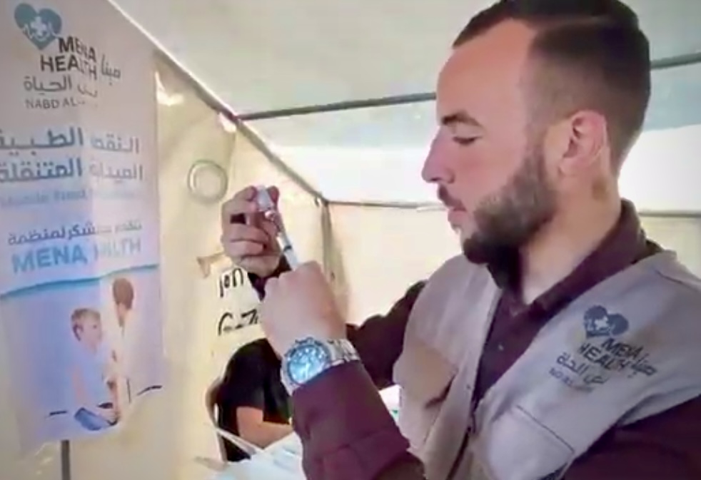 Doctor consulting with patient via video call